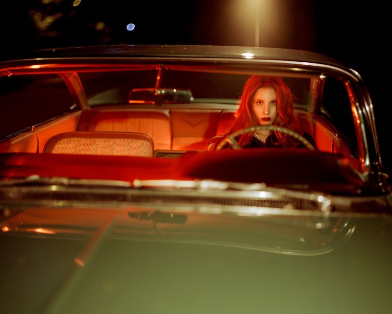 Night driving фото превью