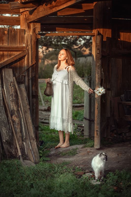 Утро в деревне фото превью