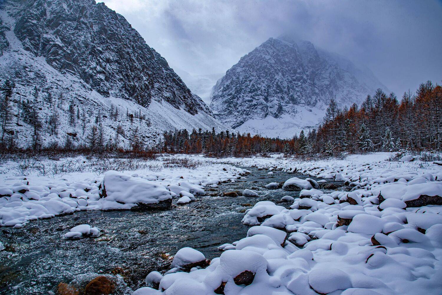 алтай. осень. горы., Евгений Дроботенко