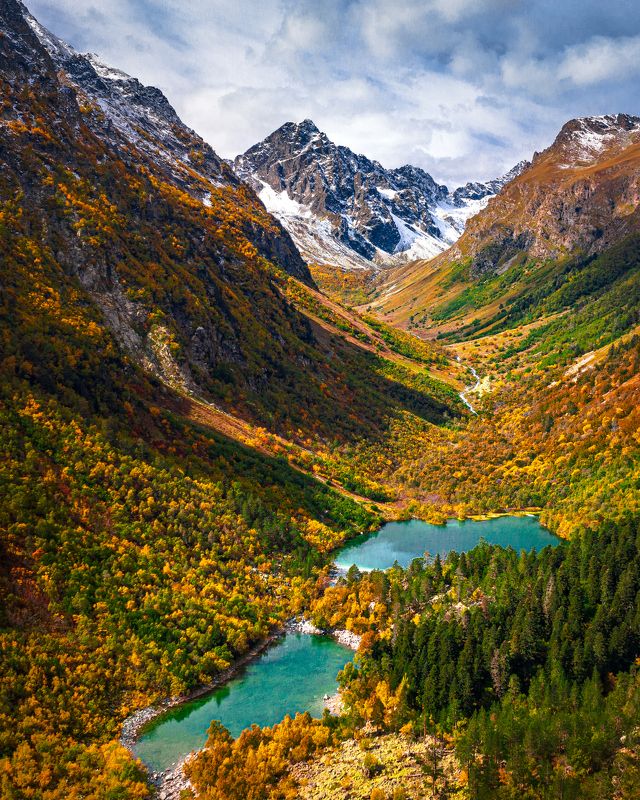 домбай, теберда, бадук, бадукские озера Горные озера фото превью