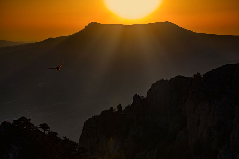 Sunset on Demerdzhi фото превью