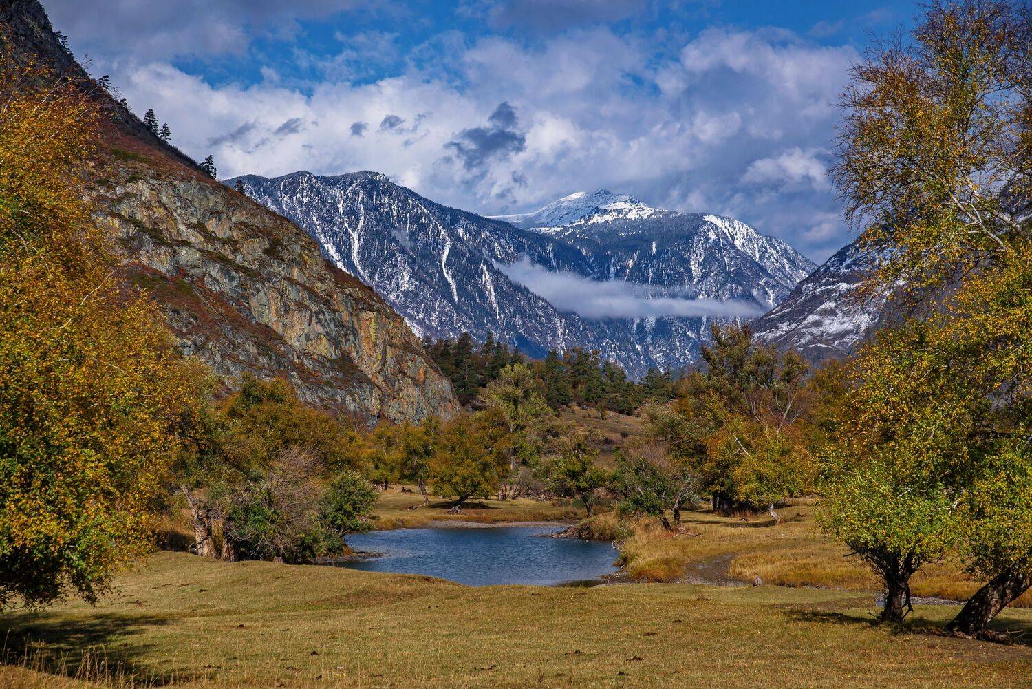 алтай. осень. горы., Евгений Дроботенко