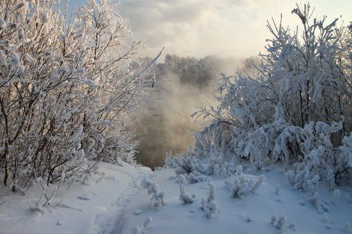 В Сибирь пришли морозы