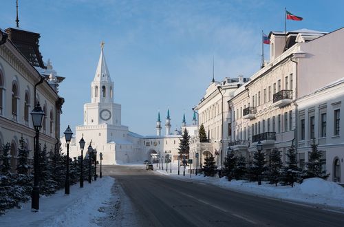 Спасская башня Казанского кремля