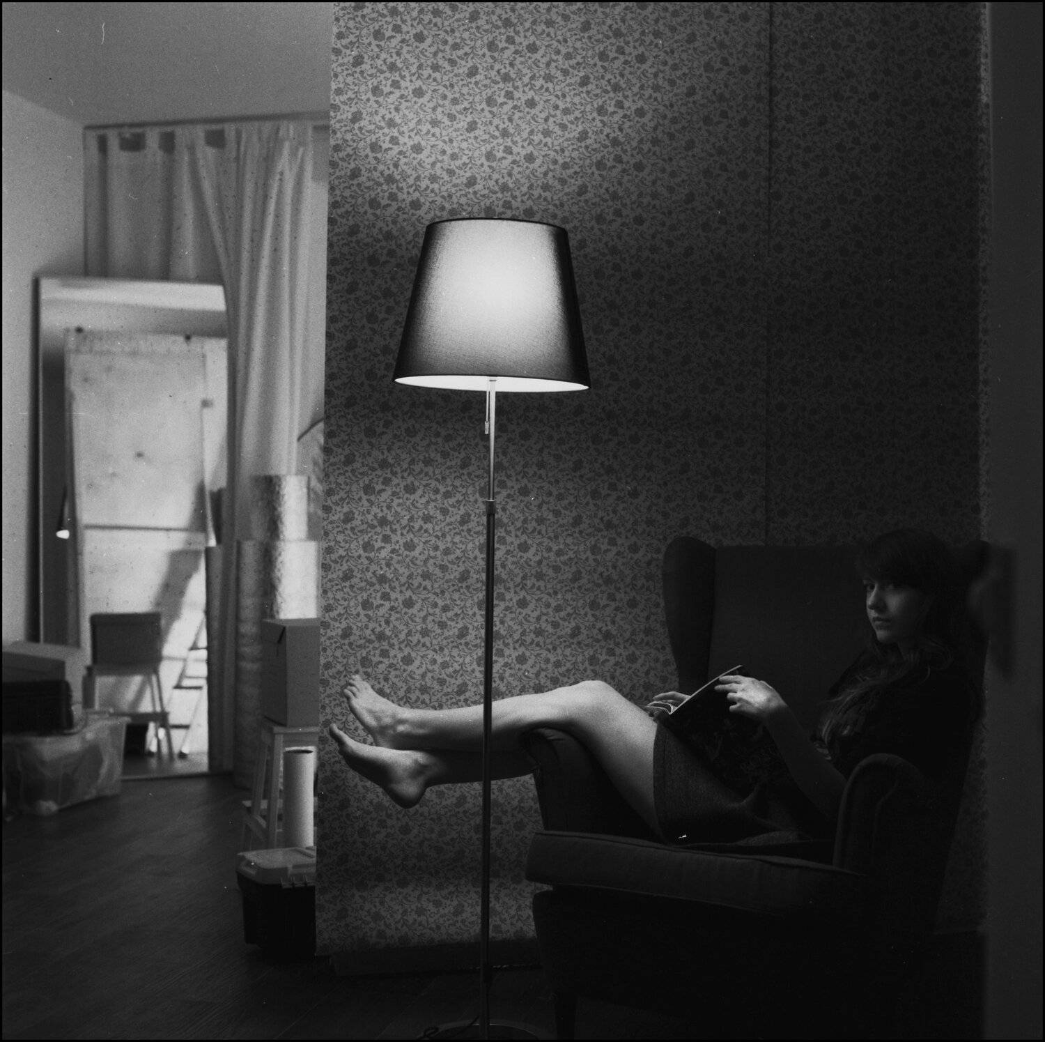 тарбеев, ширма, лампа, студия, зеркало, Bobby