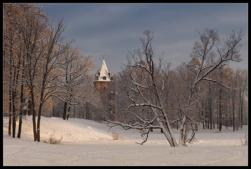 Зима, Пушкин, Рассвет, Россия, Царское, Царское село, Шапель ... про Зиму в Царском Селе. Шапель... фото превью
