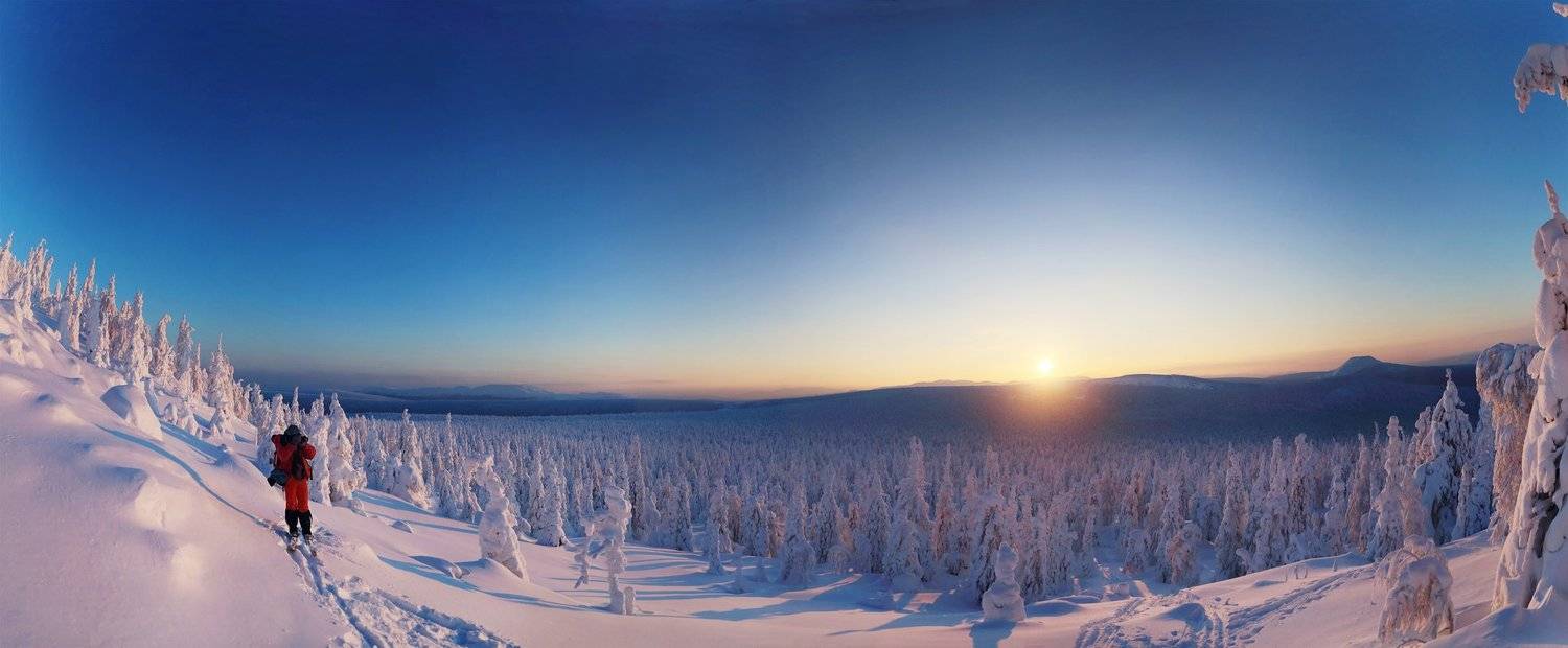 Горы, Зима, Мороз, Россия, Северный урал, Снег, Урал, Утро, muscka