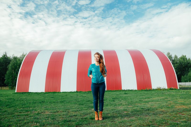 Аэропорт, портрет, лето Полосатая фото превью
