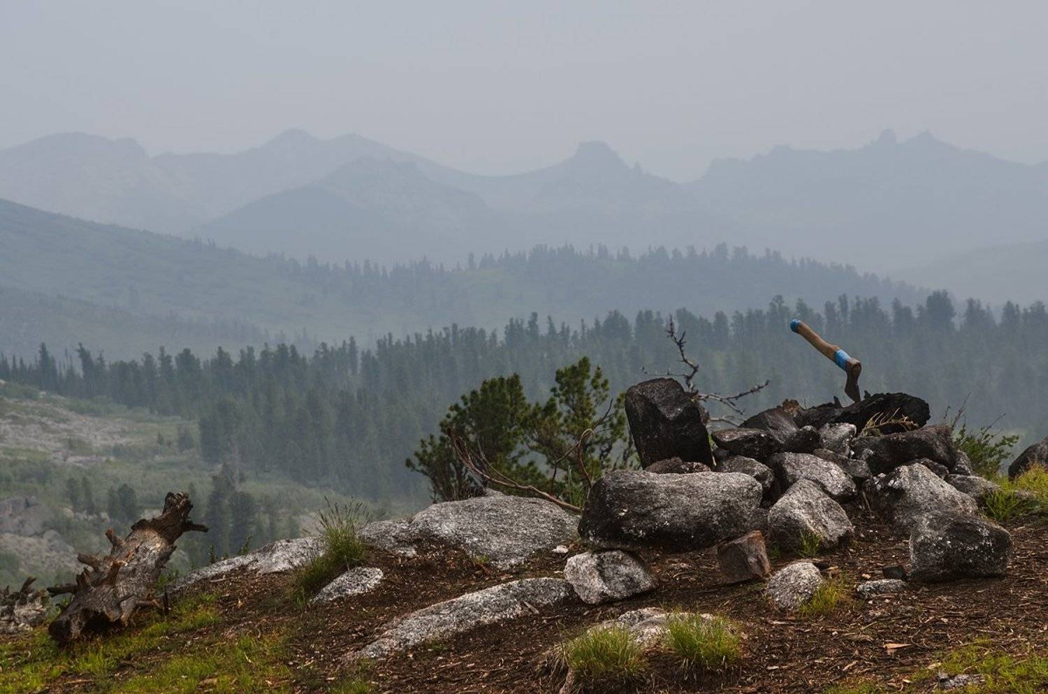 Большие, Горы, Ергаки, Камни, Красивая, Пасмурно, Пейзаж, Природа, Саяны, Серый, Сибирь, Тайга, Топор, Хмурое, Хребет, Дмитрий Антипов