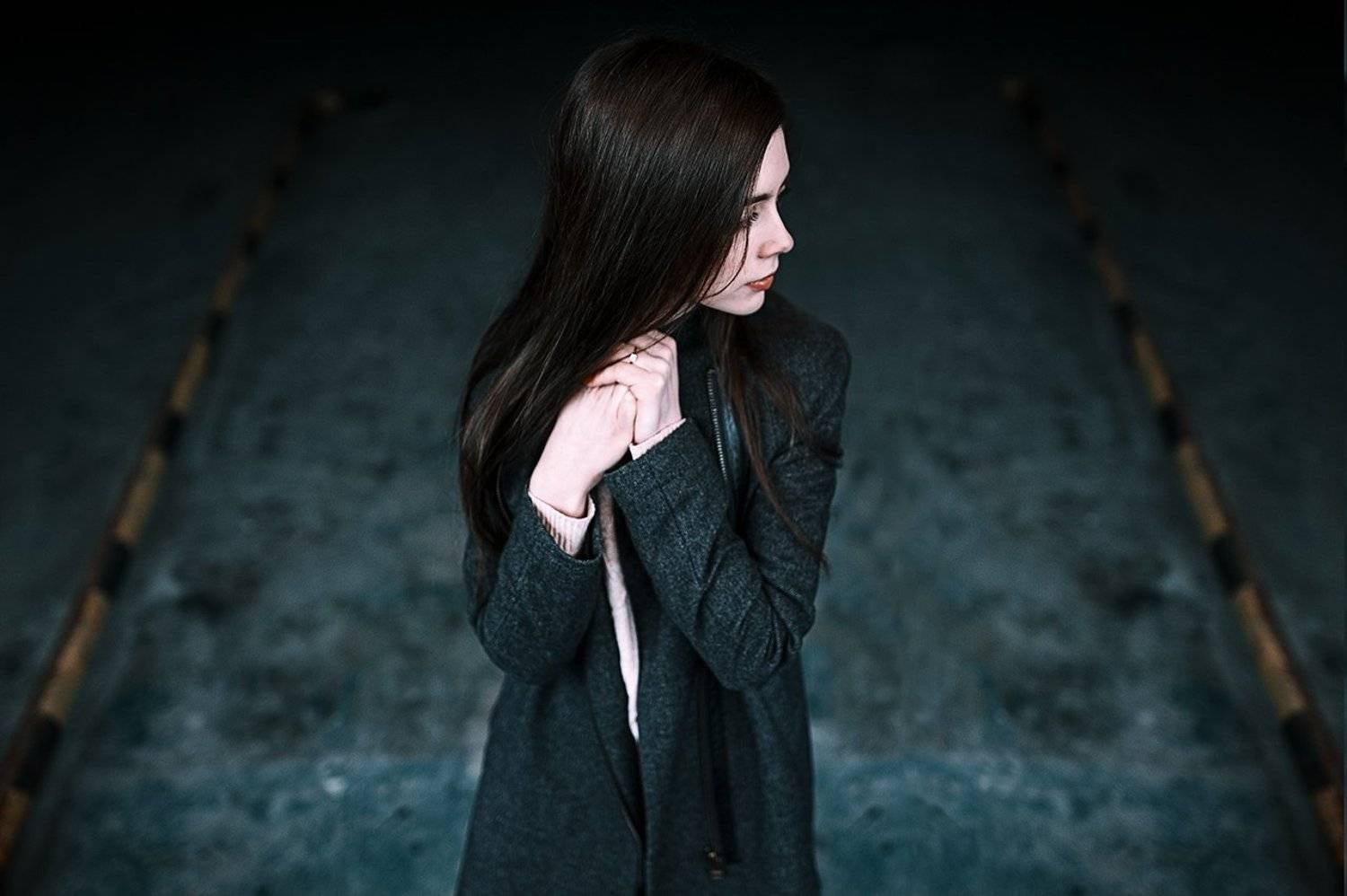 Black, Dark, Model, Russia, Sigma, Sigma 35 mm, Девушка, Портрет, Улица, Севрюков Александр