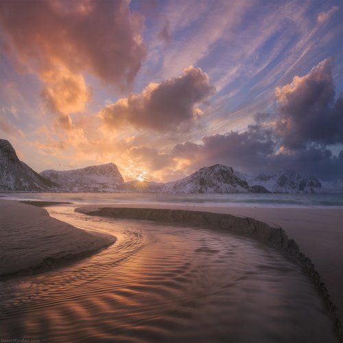 Haukland beach