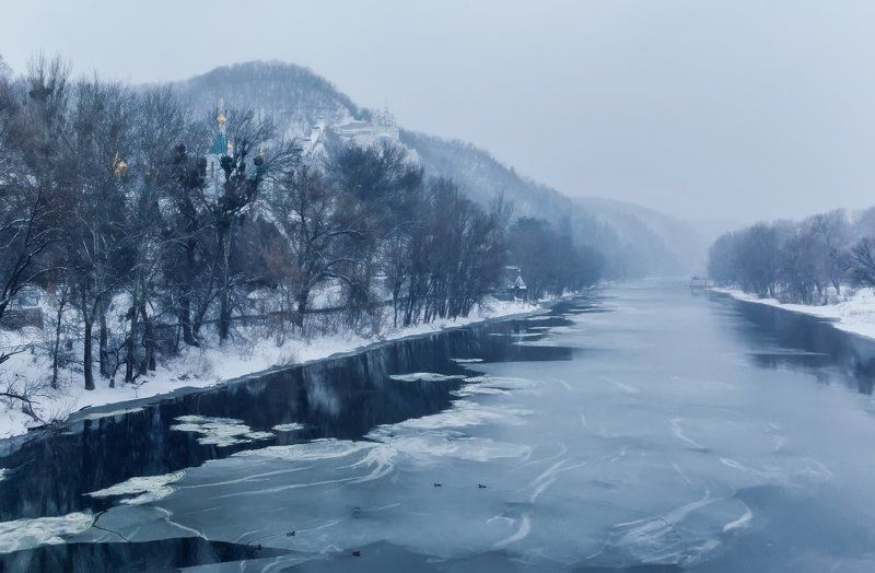 Вдоль зимних берегов Донца фото превью