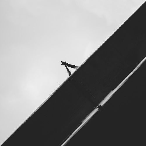 Black and white