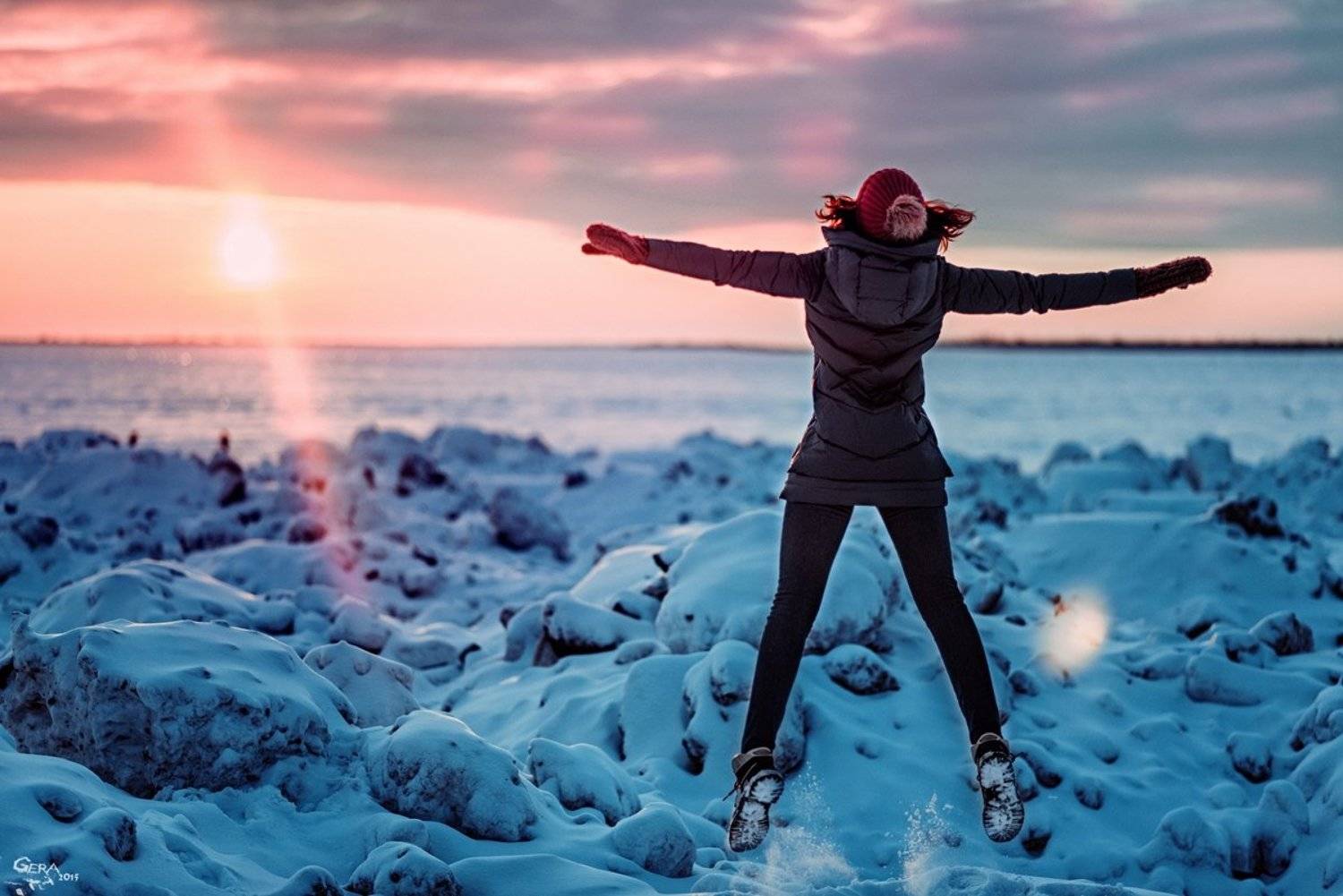 Portrait, Sunset, Закат, Портрет, Георгий Чернядьев