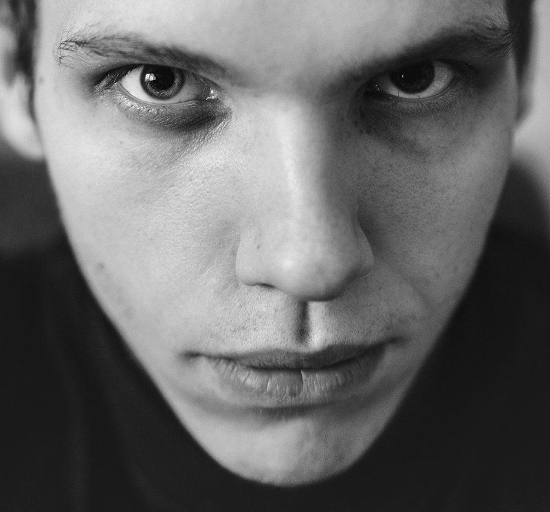 Art photo, Black & white, Poland, Portrait, Selfie I фото превью