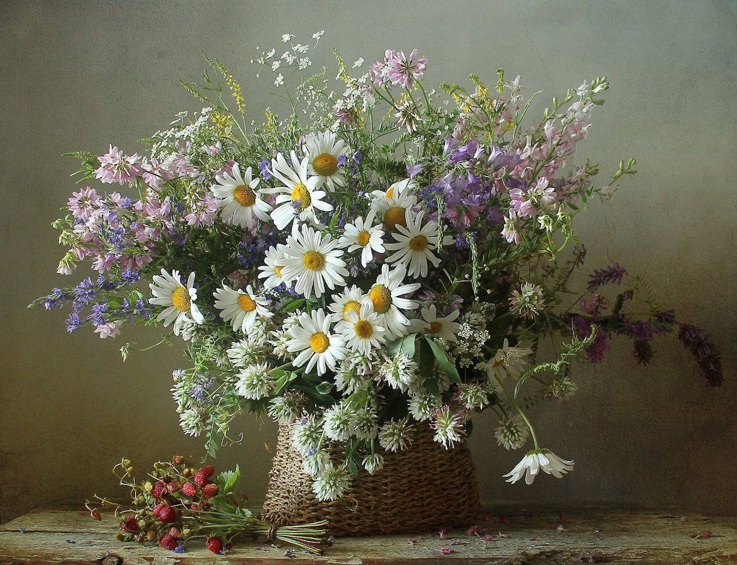 натюрморт, цветы, полевые цветы, лето, марина филатова, Марина Филатова