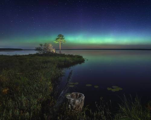 Северное сияние на Кадаме