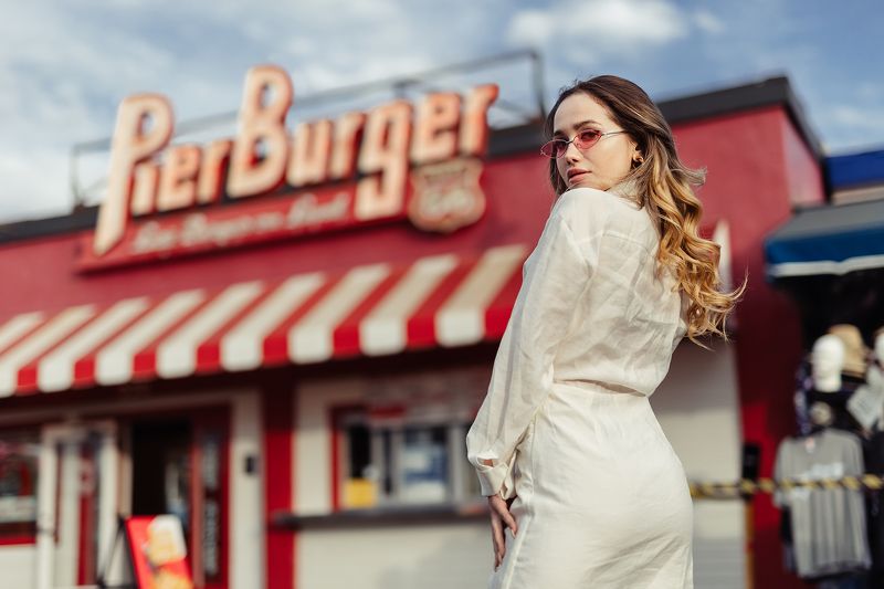 girl, santa-monica  фото превью