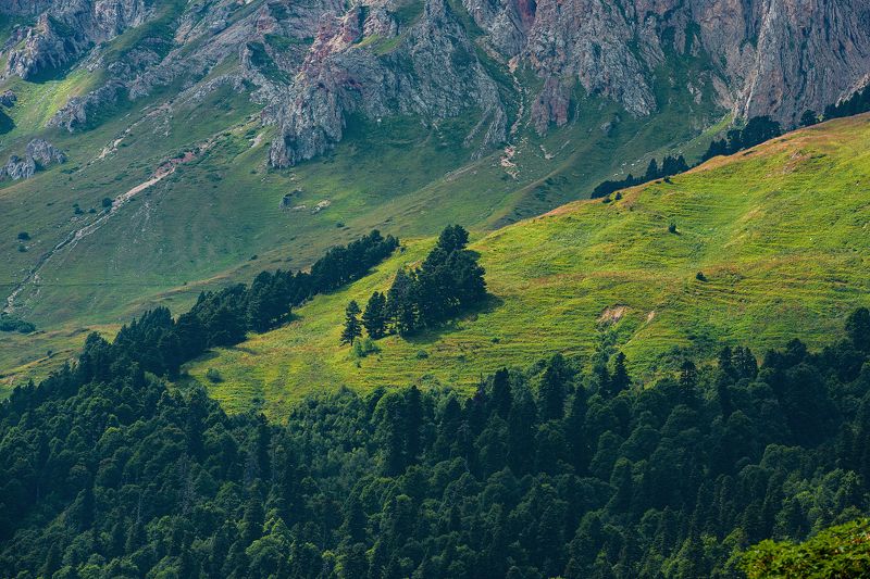 адыгея , лаго-наки , горы Адыгейский пейзаж фото превью