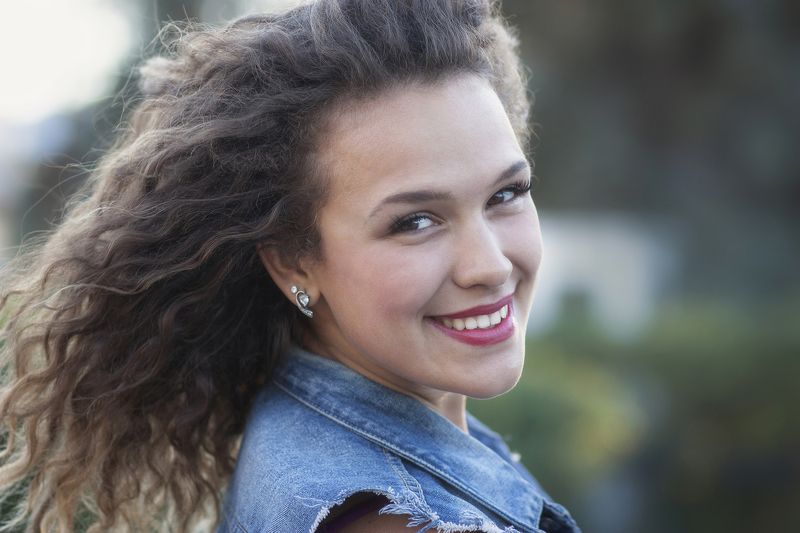 портрет, девушка, женский портрет, крупный план До завтра... фото превью