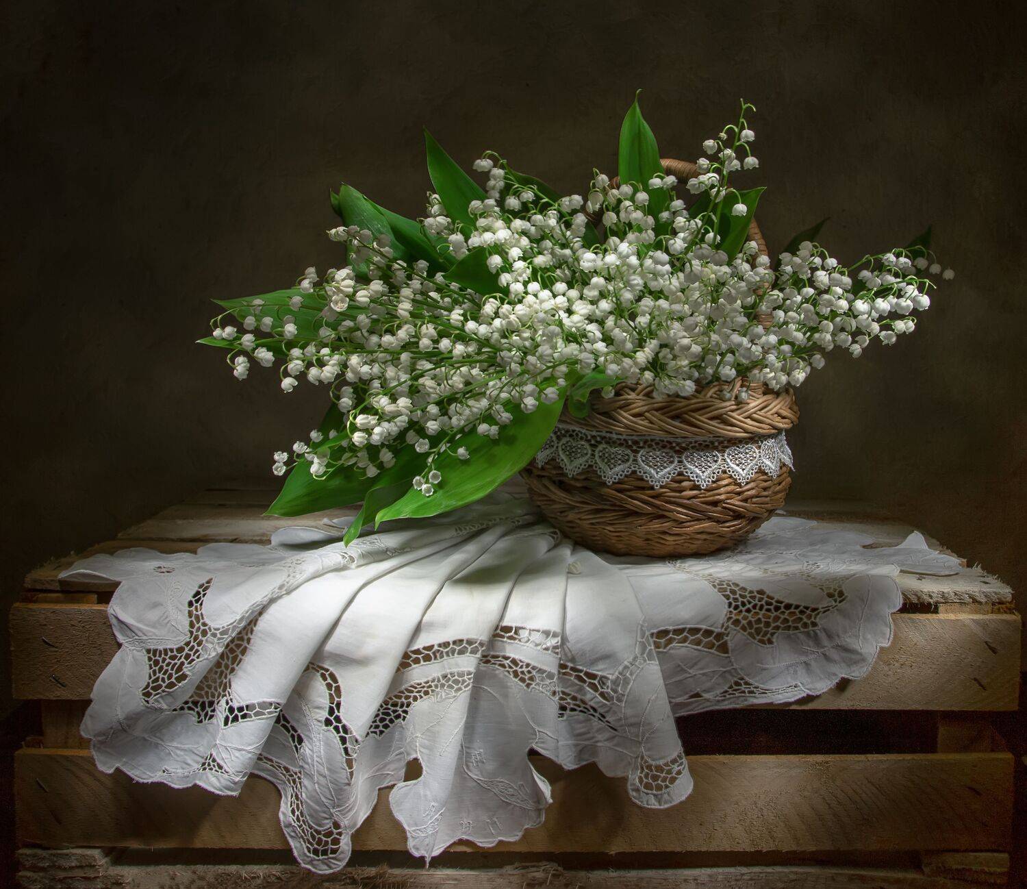 натюрморт, ландыши, Феденкова Татьяна