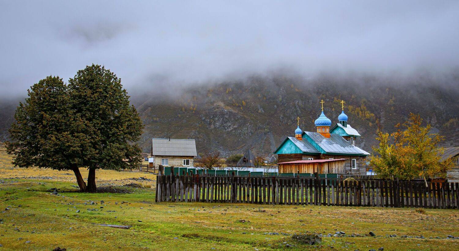 алтай. осень. горы., Евгений Дроботенко