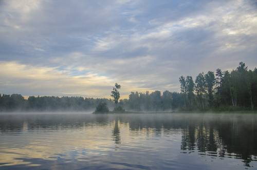 Тихий рассвет на Валдае
