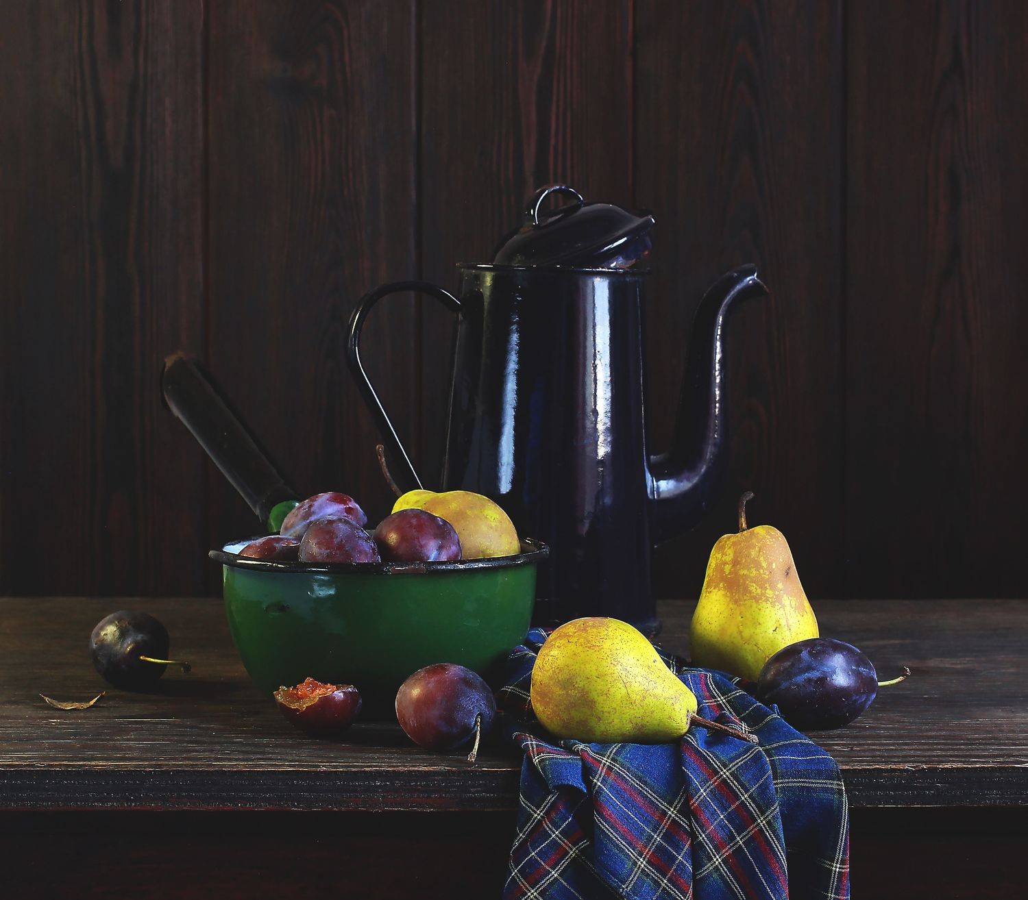 натюрморт, фотонатюрморт, лето, осень, фрукты, груша, слива, наталья казанцева, still life, Наталья Казанцева