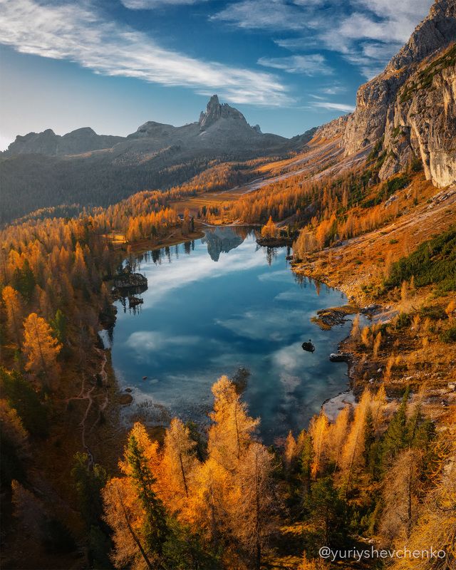 dolomites, доломитовые альпы, доломиты, тре-чиме-ди-лаваредо, италия, italy Dolomites autumn. фото превью