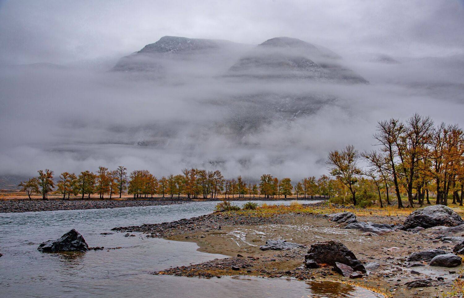 алтай. осень. горы., Евгений Дроботенко
