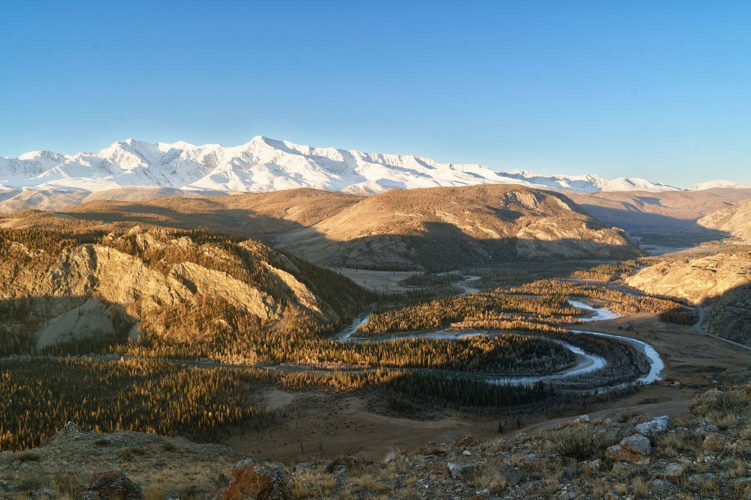 Россия, Алтай, пейзаж,осень,рассвет, Лариса Николаевна Дука