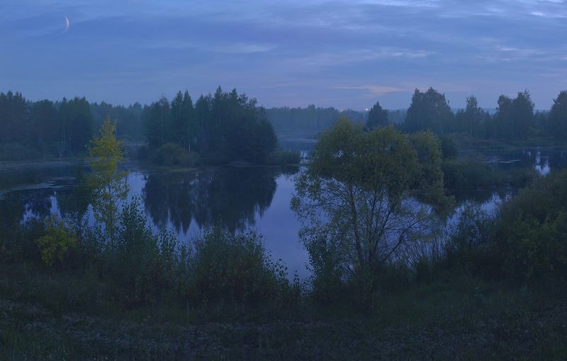 Озёрный край. Сумерки фото превью