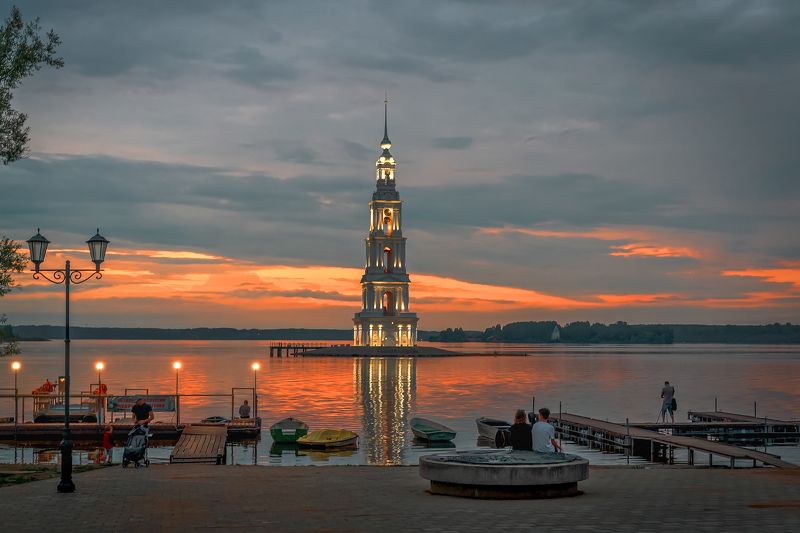 Торжество вечернего заката. фото превью