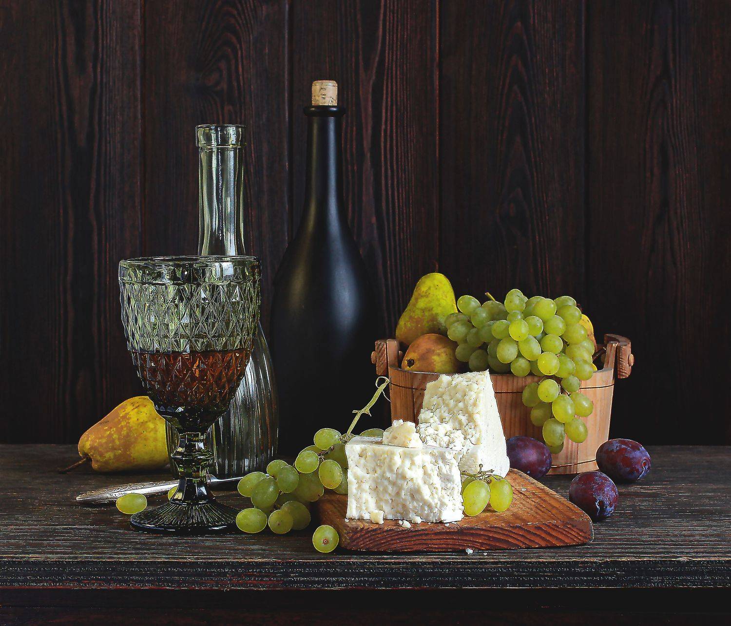натюрморт, фотонатюрморт, сыр, груша, виноград, вино, наталья казанцева, still life, Наталья Казанцева