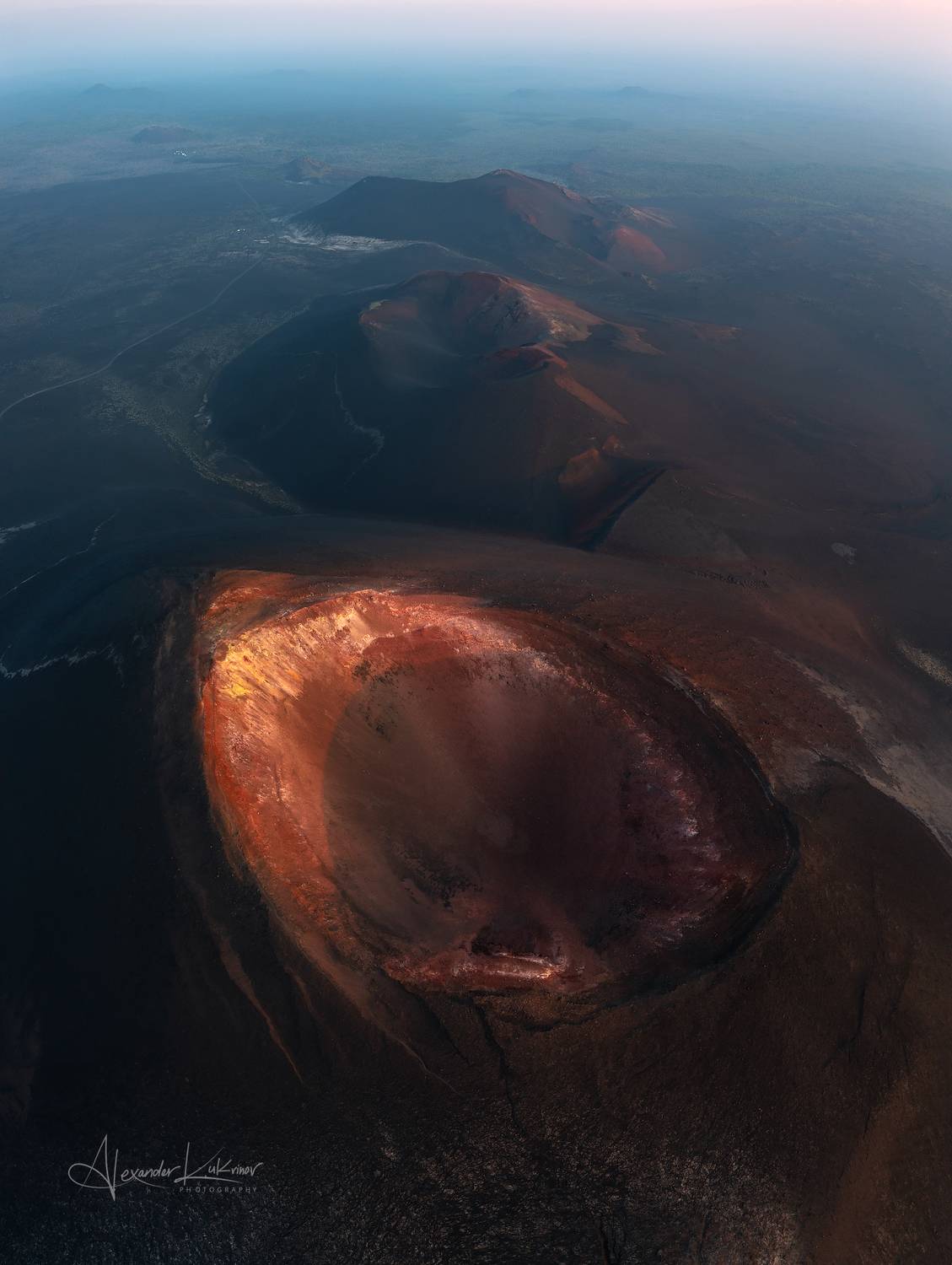 камчатка,толбачик,вулканы,северный прорыв,закат,пейзаж, Александр Кукринов