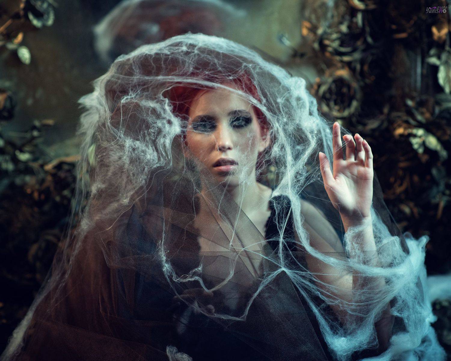 мотылек, кокон, портрет, женщина, девушка, сказка, фентези, Янина Ермакова