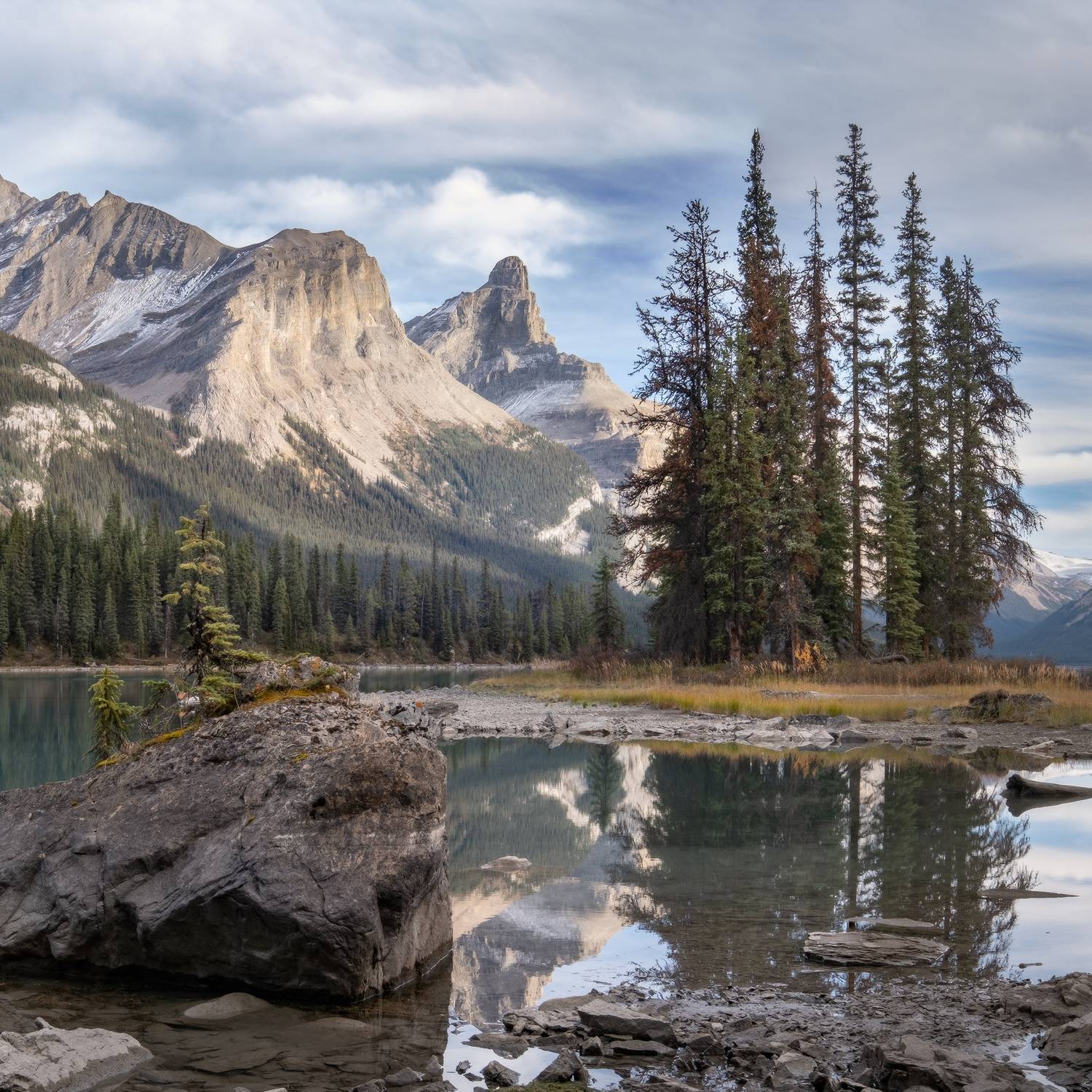 canada, rockies, maligne, spirit, Evgeny Chertov