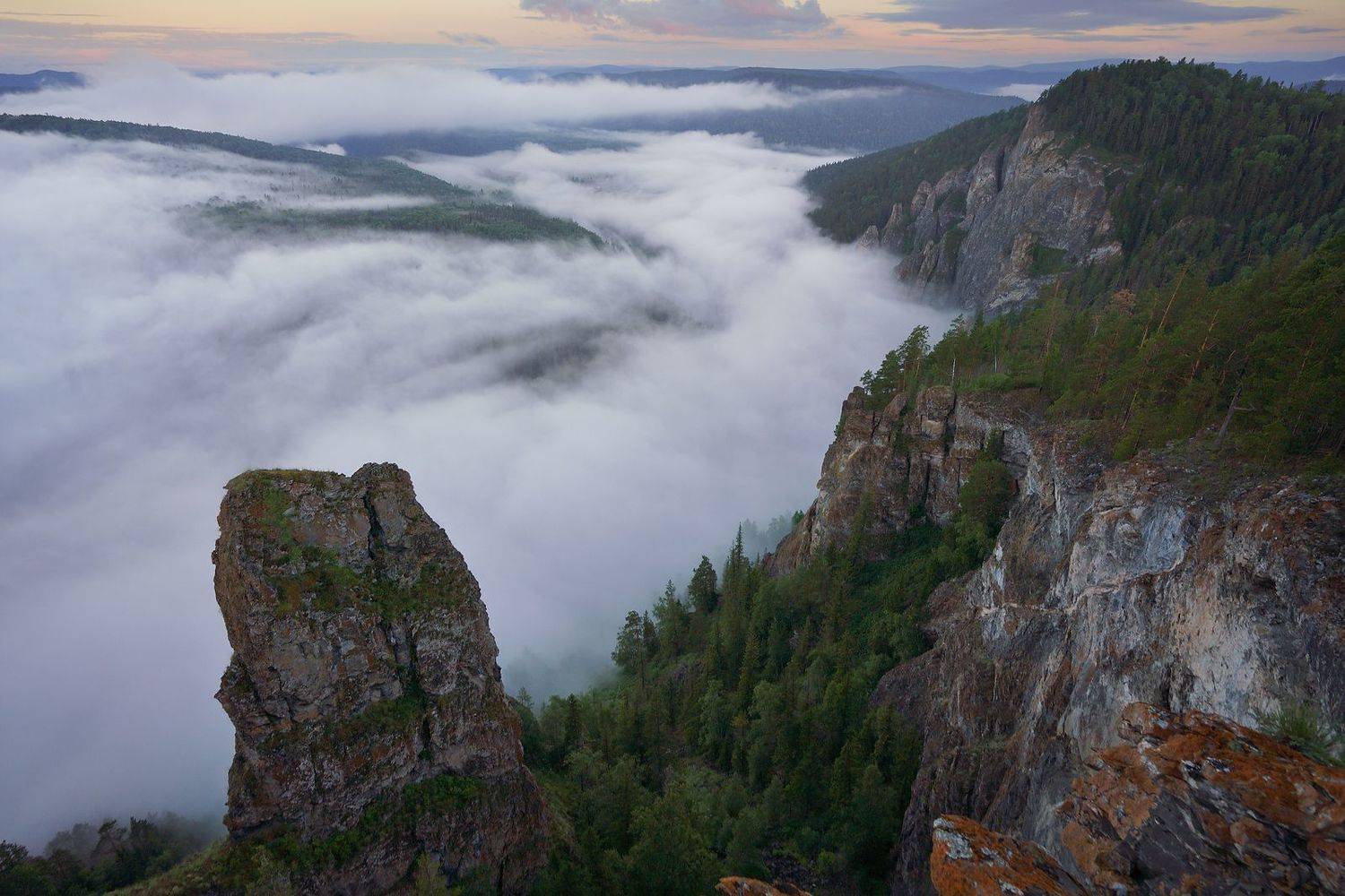 урман, красноярск, пейзаж, красиво, лето, туман, мана, река, хайкинг, тревел, туризм, Александр Нерозя