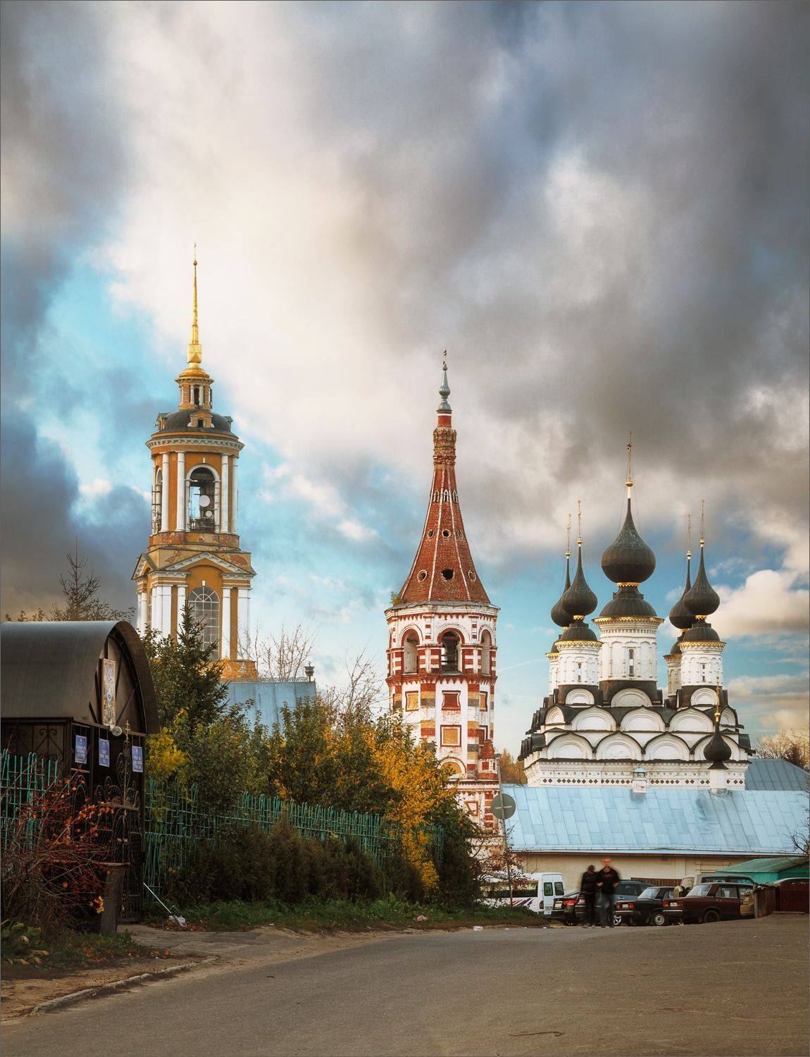 пейзаж, архитектура, храм, церковь, город, небо, облака, свет, цвет, александр никитинский, Никитинский Александр