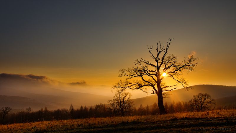 закат, zanfoar,занфоар,чешская республика ,моравия,никон,landscapes закаты - Белые Карпаты фото превью
