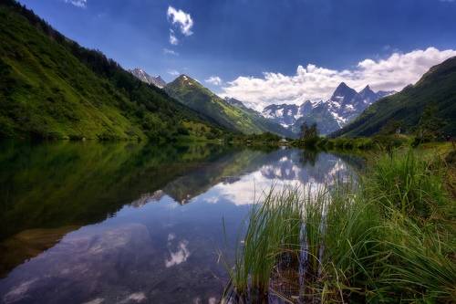 Ущелье Гоначхир. Домбай. Карачаево-Черкесская Республика