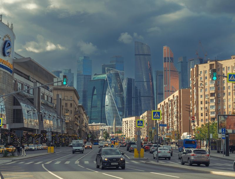 Москва Сити. Ракурс фото превью