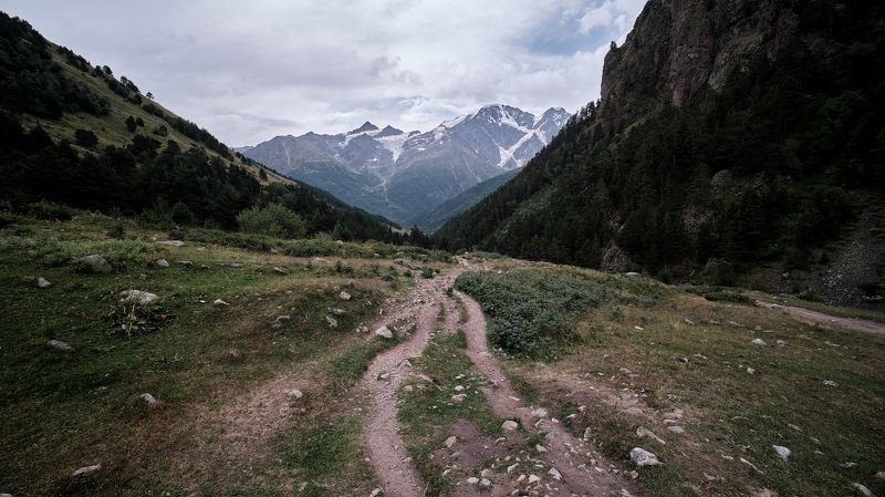 приэльбрулье, терскол, laowa9mm Дорога в горы фото превью