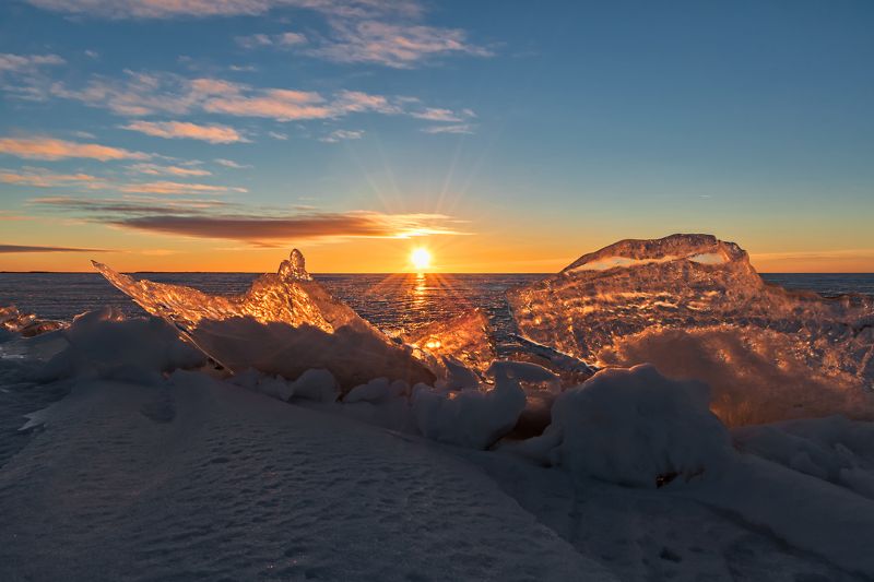 Зимний вечер фото превью