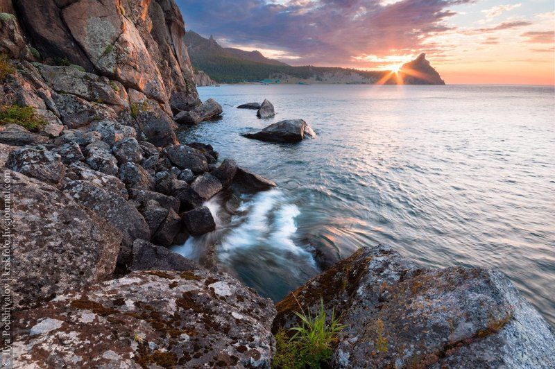 Рассвет на Байкале фото превью