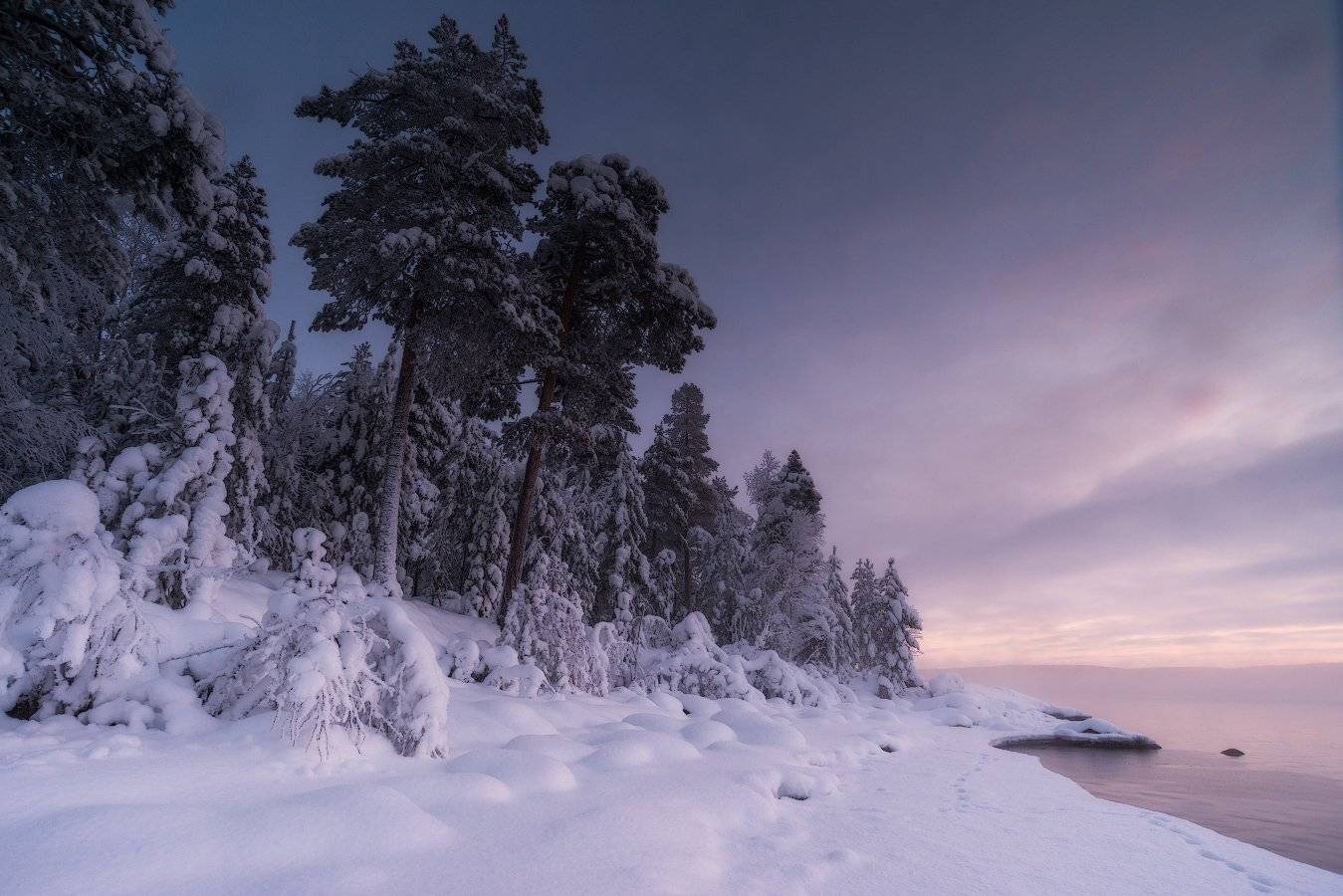 Заполярье, Зима, Имандра, Кольский, Мороз, Север, Роман Горячий