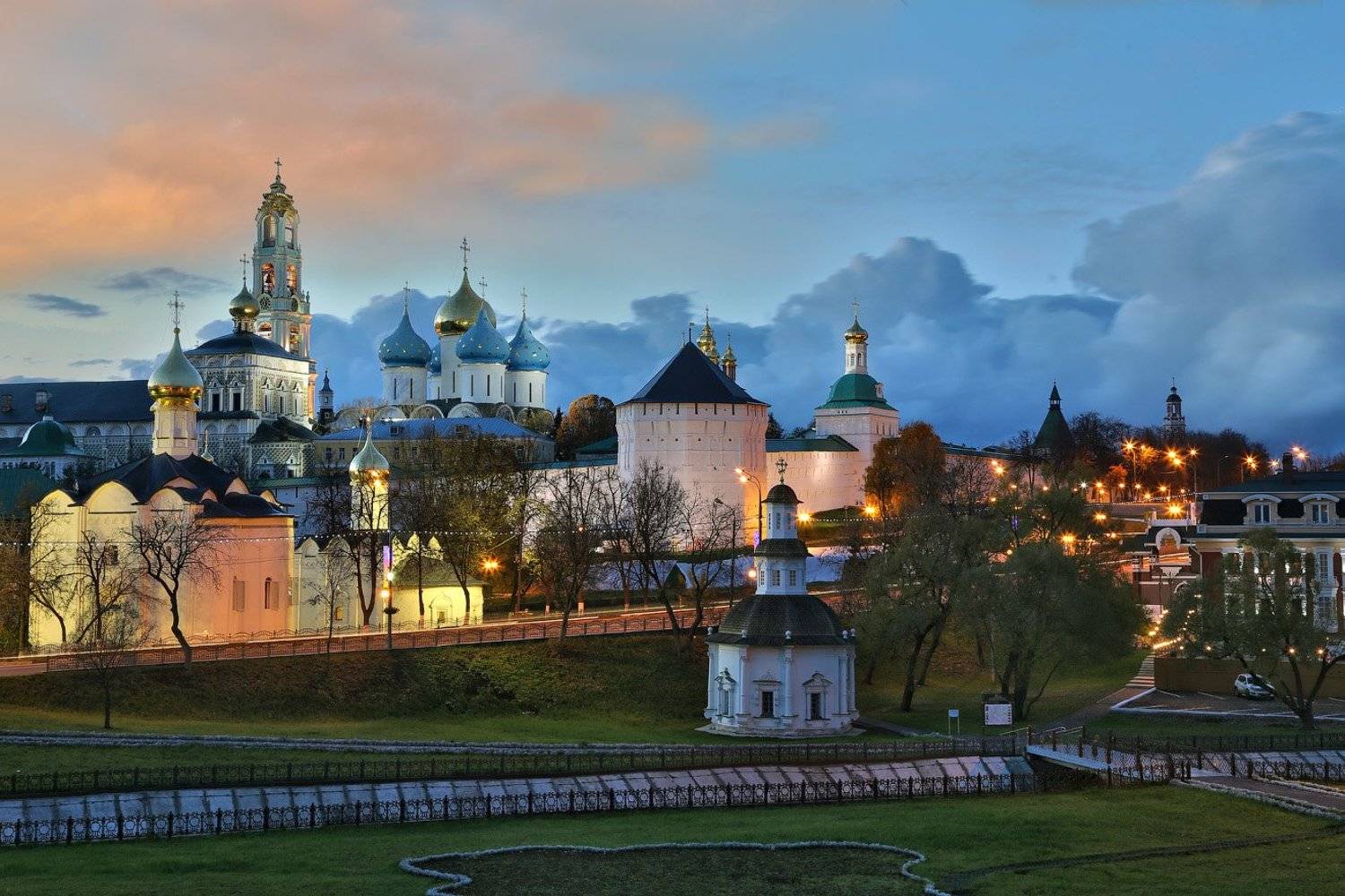 Вечер., Город., Сергиев Посад, Троице-Сергиева Лавра, Виктор Климкин