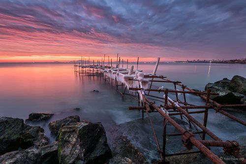 Sunrise in Burgas Bay