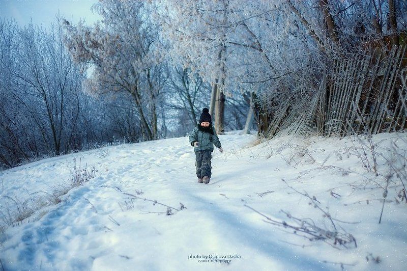 Зима в деревне фото превью