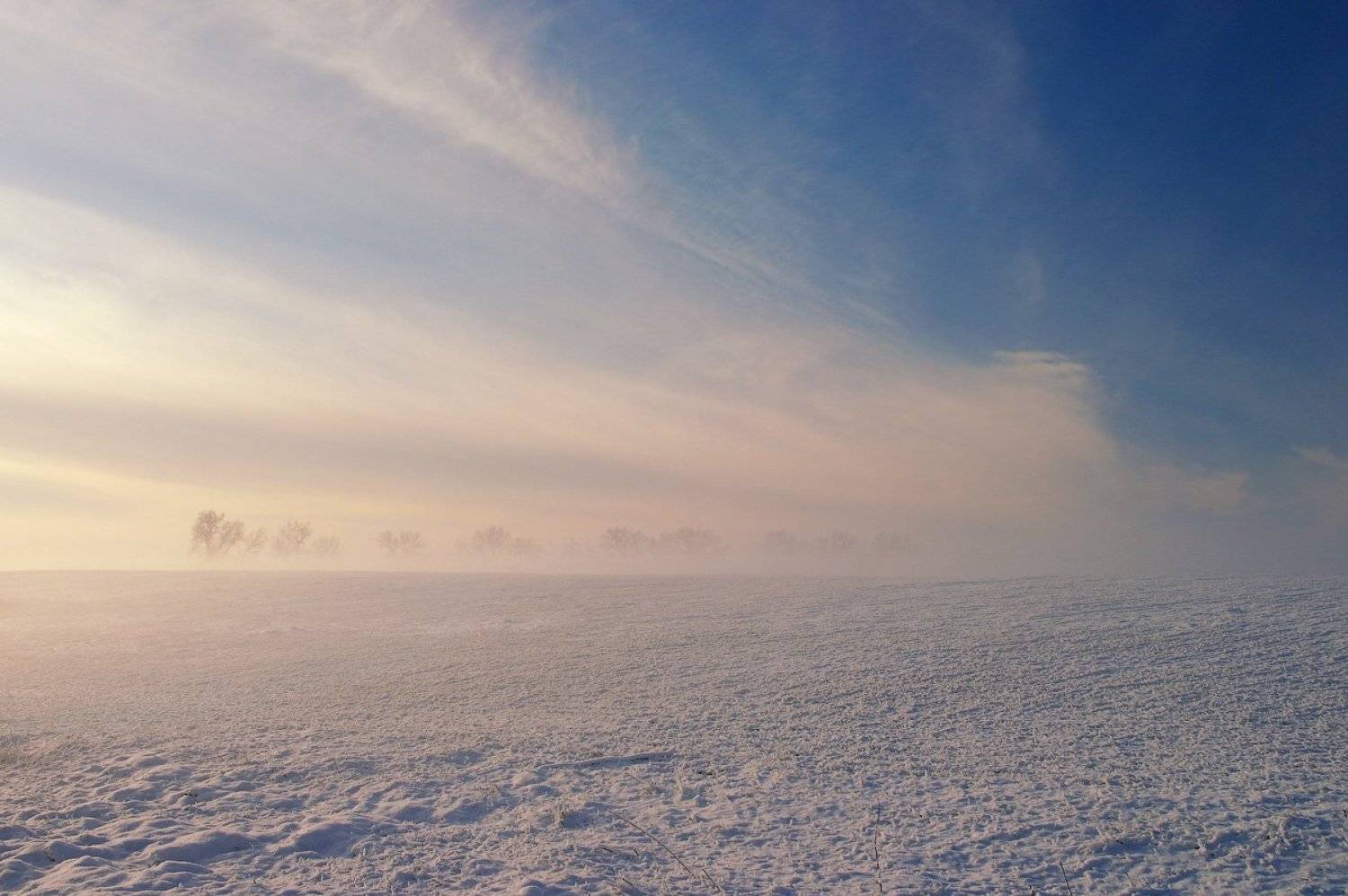 Зима, Снег, Туман, Сергій Криниця